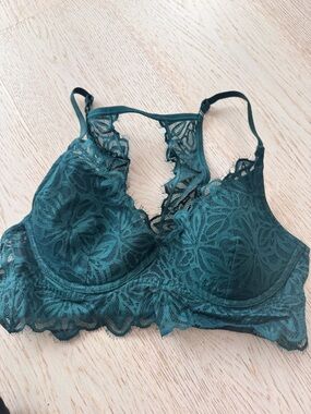 Victoria's Secret Teal Lace Underwire Bra